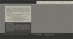 Desktop Screenshot of chateaudelafessardiere.com